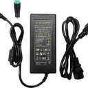 24V 6A 144W AC Power Supply Adapter, 100-240V AC to DC, 5.5mm x 2.1mm DC Plug, for LED Strip Lights, CCTV Cameras, Other 24V Devices