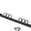 1Pcs Metal A5 Notebook 20mm 6-Hole Ring Binder Mechanisms Replacement Kit for Binder Planners Loose Leaf Binding Spines Combs for Personal Organizers Planners,Black