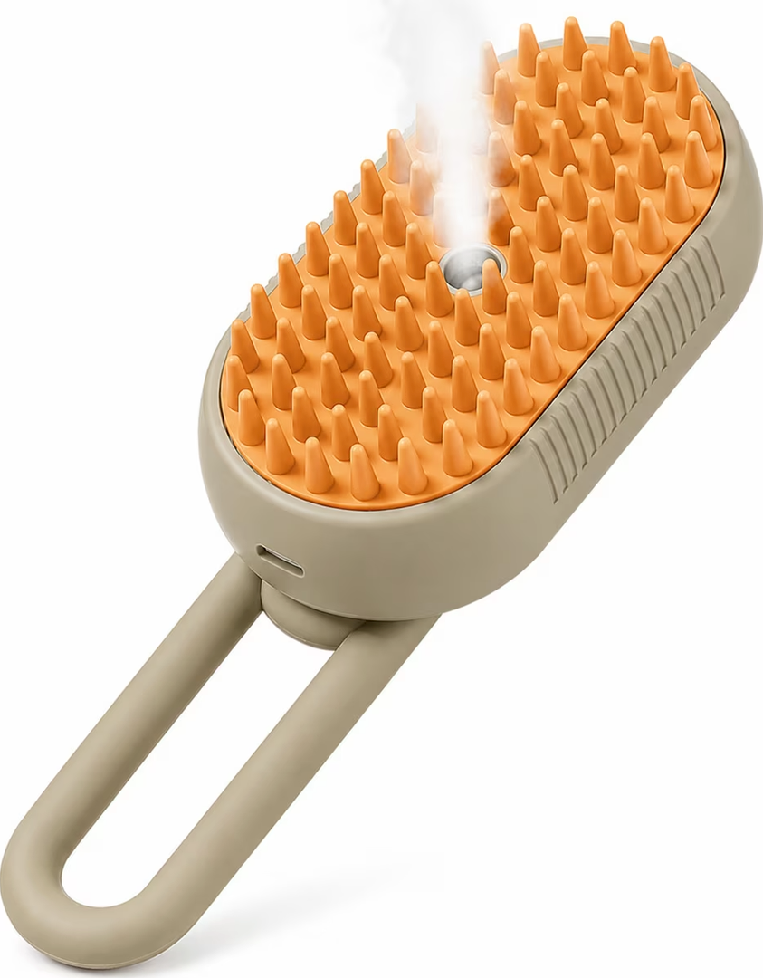 Pet Steam Hair Brush 2 Pack
