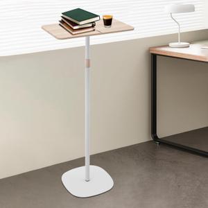 Adjustable Mobile Standing Desk, MDF Construction, 17.64lbs Weight Capacity
