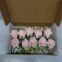 Ling's Moment Boutonniere for Men, 10 pcs Groomsmen Guest Boutonniere, Artificial Flowers for Wedding Decor/Prom/ Homecoming etc, Blush Pink