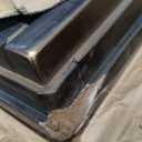 Signature Design by Ashley Haddigan Traditional Rectangular 36" Counter Height Dining Extension Table, Dark Brown