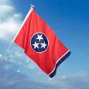 Tennessee State Flag 3x5 ft, TN State Flag,The Volunteer State Flag with Heavy Duty Embroidered Star, Outdoor Indoor All Weather Nylon Flag with Strong Canvas Header/Brass Grommets
