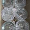 6 2/3 oz Old Fashioned Whiskey Glasses Set, Set of 6 Heavy Base Rocks Glasses for Cocktails, Cognac, Bourbon, Bar Drinking Glass |Dishwasher Safe