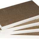 Amazon Basics Corrugated Cardboard Cat Scratchers, 4 Pack, White (4 Piece Set)
