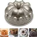 Charlotte Cake Mold Aluminium Kitchen Accessories Decoration Round Christmas Wedding Family 3D Charlotte Cake Pan (Lily flower shape)