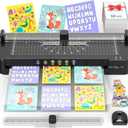 13in Laminator Machine with Sheets 50pcs + Paper Trimmer + Corner Rounder + Scale Line, 11x17 / ABS Anti-Jam |Dual Hot and Cold Mode | 90s Fast Preheat for A3/A4/A5/A6 Home Office School Use (Black)