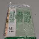 Taja Spiral Lined Notebook, 8.5"x11" Notebooks for Work, Large A4 Journal for Women & Men, College Ruled Journaling Notebook for Writing, Plastic Cover Spiral Journal, Green