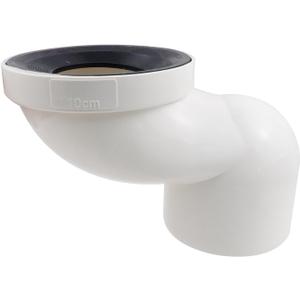 Full Flush Offset Toilet Flange Shift 10cm, Toilet Flange Offset Hose Connector Toilet Change Place Extension for Drain Pipe Connection