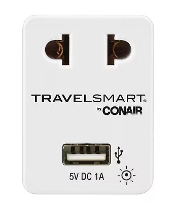 Travel Smart by ConairADAPTER with USB Port - No./So. America, Australia, Caribbean, Japan & New Zealand Travel Smart by ConairADAPTER with USB Port - No./So. America, Australia, Caribbean, Japan & New Zealand