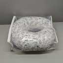 Boppy Original Nursing Pillow, Gray Taupe Leaves, Ergonomic Nursing Essentials for Bottle and Breastfeeding, Firm Fiber Fill, with Removable Pillow Cover, Machine Washable