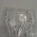 Teensery 12 Pcs Cake Push Pop Containers Clear Plastic Round Shape Push Pops with Lids