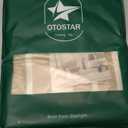 OTOSTAR Set of 4 Waterproof Throw Pillow Covers 12x20 Inch Farmhouse Geometric Square Pillow Cases for Couch Patio Furniture Balcony Garden Outdoor Decoration（Geometry70-Khaki）