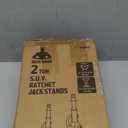 Jack Stands Low Profile 2 Ton(4000 LBs) Lifting Car Stand, Fit Use for Cars Automotive Small Vehicles, 2 Pack