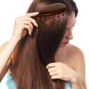 DOITOOL Sandalwood Massage Comb Wide Tooth Scalp Massager for Hair Detangling and Scalp Health Relief Wooden Hair Comb for Women 6.77 Inch