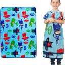 Franco Kids Bedding Super Soft Plush Throw Blanket, 46 in x 60 in, PJ Masks (46 in x 60 in, Multicolour)