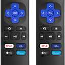 Pack of 2 Replacement Remote for Roku Box,for Roku Express,for Roku Premiere,for Roku Player,for Roku1/2/3/4,(NOT for Stick and TV or Game)
