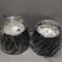 Yoken Sturdy Elevated Dog Bowls 2 Packs, Prevention of Vertebrae Disease, Non-Slip, High Capacity, Colorful Raised Bowls for Medium Small Dogs