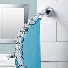 Neverrust Aluminum Adjustable Curved Shower Rod 50-72 Neverrust Aluminum Adjustable Curved Shower Rod 50-72