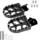 Upgraded Dirt Bike Foot Pegs Compatible with Surron Sur Ron LBX E-Ride Pro S SS SR 2.0 3.0 Talaria 79Bike Falcon GT Throne SRPNT Parts Left and Right Electric Dirtbike Pegs Ebike Footrest Black