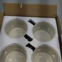 Koja 16 oz. Elegant Hand Painted Decorative Large Porcelain Ceramic Mug Set. 4 Decorative Mugs. Colorful Gift Pack. Impress & Entertain Family & Guests. Dishwasher Microwave Safe