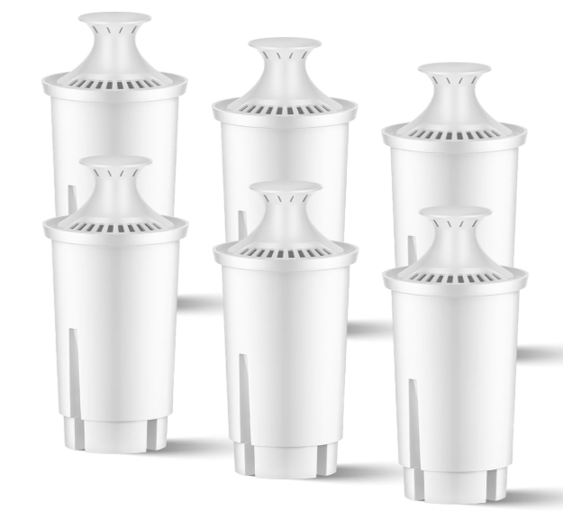 WaterJingYi Replacement for Brita Filter, Replacement for Brita Water Pitchers and Dispensers, Classic OB03, Mavea 107007, 35557, NSF Certified Water Filter, 5 Pack
