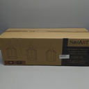 SOLFART 3 Lights Bathroom Light Fixtures Over Mirror Bathroom Lights Over Mirror Vanity Lights for Bathroom Black Brass Light Fixture Frosted Glass 3T