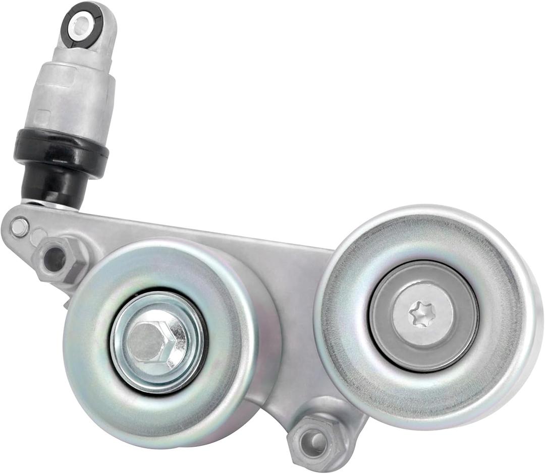 Belt Tensioner Assembly with Pulley, Compatible with 2008-2010 Honda Accord, 2005-2010 Odyssey, 2006-2011 Pilot, 2010 Accord Crosstour 3.5L, Replace# 31170R70A01, 31170RKB005
