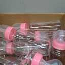 Norme 24 Pcs 9.5 oz Plastic Bottles Chug Shower Game Party Favors for Shower Decorations Gender Reveal Gifts (Pink)
