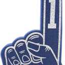 Giant Foam Finger 18 Inch- We're Number 1 Foam Hand for All Occasions - Cheerleading for Sports - Exciting Vibrant Colors use as Celebration Pom Poms- Great for Sports Events Games School Business