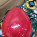 SUNSGNE Red and White Christmas Lights Outdoor, 16FT Jumbo Hanging Christmas Lights with 10 Count 5'' Solid Red and White LED Bulbs for Xmas Roofline Patio Yard Porch Balcony Decorations