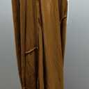 Jieqier Folding Chair Covers Brown, Spandex Chair Slipcovers 12 PCS, Universal Fitted Chair Slipcovers for Wedding, Party, Banquet, Holidays, Celebration