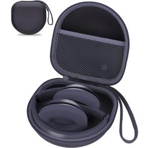 Headphone Case Compatible with BERIBES/TOZO/KVIDIO/Beats/Soundcore Anker Noise Cancelling Over-Ear Headphones, Oxford Dark Grey