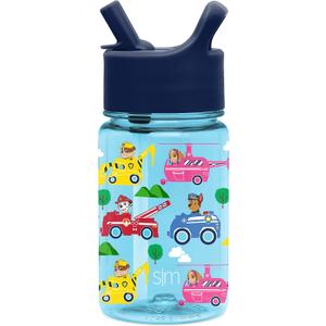 Simple Modern Nickelodeon Paw Patrol Kids Water Bottle Plastic BPA-Free Tritan Cup with Leak Proof Straw Lid | Reusable and Durable for Toddlers, Girls | Summit Collection | 12oz Paw Patrol Adventures