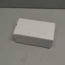 Low Profile Under Cabinet Outlet Box, Slim Under Cabinet Electrical Outlets, Easy to Install, Stainless Steel Material and Excellent Surface Powder Coating, Keep Tile Backsplash Tidy, Slim Fit Box