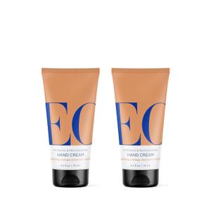 EO Hand Cream, 2.5 Ounce (Pack of 2), Orange Blossom and Vanilla, Organic Plant-Based, Moisturizer for Dry Skin