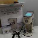 CASABREWS CM5418 Espresso Machine 20 Bar, Espresso Maker with Milk Frother Steam Wand, Stainless Steel Espresso Coffee Machine with 34oz Removable Water Tank, Gift for Mom or Dad, Gift for Him, Creamy