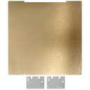 Upgraded Prusa I3 MK4 MK3 MK3S+ Core One PEI Build Plate Double Sides Fine Powder Textured 3D Printer Platform Flexible Removal Spring Steel Sheet, 254x241mm/ 10x9.5inch