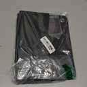 3 PCS Wall Mount PU Leather Mail Holder Black Faux Leather Letter Holder 2 Ring Wall Mail Organizer Stylish Wall Hanging Mail Storage for Flowers Envelope Key Notebooks Home Office Decor