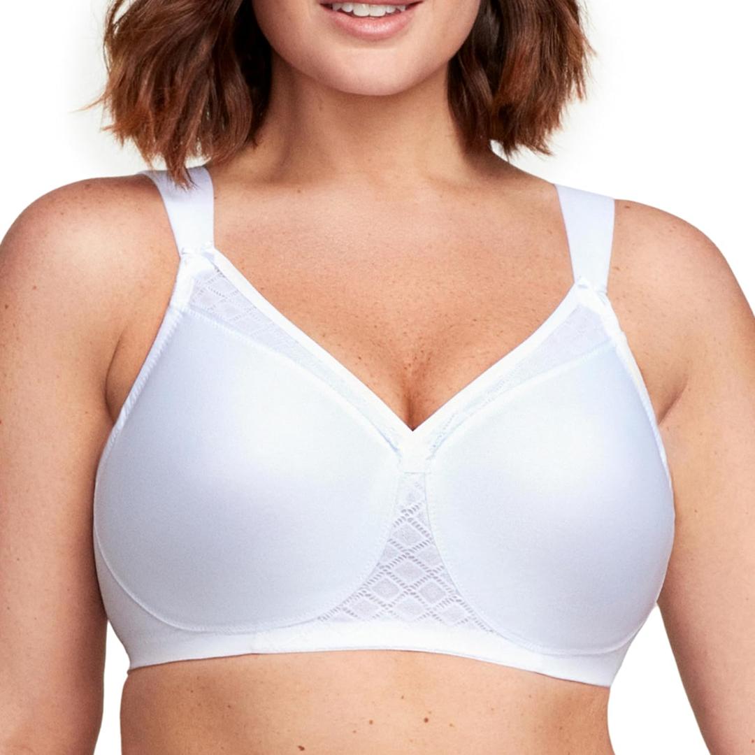 Glamorise Women's Full Figure MagicLift Non-Padded Wirefree T-Shirt Bra #1080 (42DD)