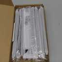 Goldenwarm 10 Pack 8 Inch Black Cabinet Handles Matte Black Drawer Pulls Stainless Steel Cabinets Hardware Square Bar Modern for Kitchen Bathroom Cupboard