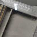 CLUQMEIK Necklace Organizer Box, Tray with Clear Lid, Dustproof Velvet Necklaces Holder Storage Display Case, Necklace Tray Drawer Insert for Pendant Suitable for Women and Girls (Grey)