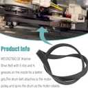 WE12X27300 Compatible with GE Laundry Center/Combo Belt Drive Replaces 4587578, AP6328196, PS12342956, EAP12342956, 253C1275P001, 5PJ587SJ161 Washers
