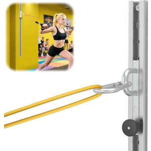 Resistance Bands Wall Anchor Exercise Equipment Platform Base(Length 40"),Adjustable Wall-Mounted Anchor Multi-Purpose Fitness System for Complete Full Body Strength Training