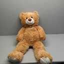 HollyHOME Big Teddy Bear Large Teddy Bear Stuffed Animal Birthday Valentines Day Plush for Kids and Girlfriend 36 inch Tan