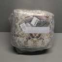 Washable 6x9 Area Rugs for Living Room, Boho Non-Slip Vintage Distress Large Rugs for Bedroom Dining Room Nursery Office, 0.3" Neutral Oriental Throw Thin Carpet, Grey/Beige/Orange/Multi