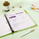 3 x Avery Durable Plastic 8-Tab Insertable Big Tab Dividers for 3 Ring Binders, Clear, 1 Set (11836)