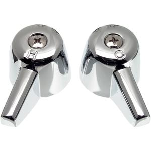 Danco Central Brass Pair of Faucet Handles, Chrome, 80401