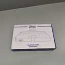 Bincoo Espresso Tamping Station - Lightweight Organizer with Removable Mat, Fits 58/54/53/51mm Portafilters, Tmaper, Non-Slip Base, Compact Coffee Bar Space Saver (Silver)