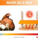NUGRIART Brooder Heater for Chicks, 10" x 10" for 15 Chicks Heating Plate with Adjustable Height and Angle 15W Chicken Brooder Warm Like Mother Hen
